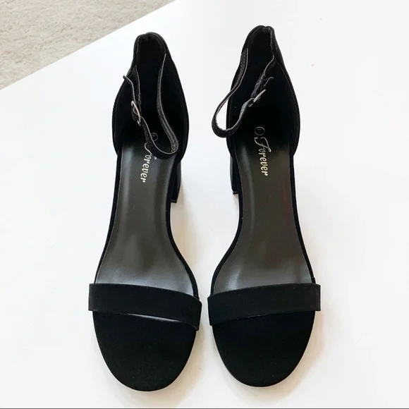 Forever Black NUB Heels Nataly-06 - Picture 4 of 9